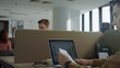 © stockbusters - Businessman using smartphone in office. Manager reading bad news on cellphone