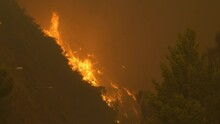 Woolsey Fire, Malibu California Post Fire Burnt Mountains
