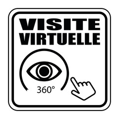 Sticker - Logo visite virtuelle.