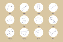 Astrological Star Signs Vector Set
