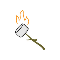 Poster - Marshmallow icon design illustration template