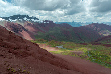 Wall Mural - Red Valley landscape