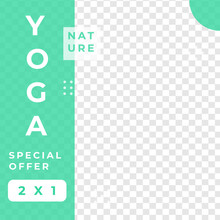 Yoga Feed Design Social Media Post Template