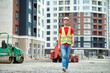 © zinkevych - Serene cute male builder in a hardhat going forward