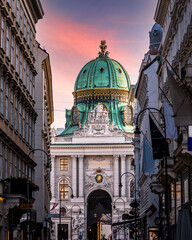 beautiful old cathedral building in vienna