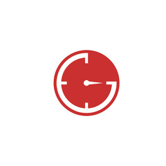 G timer vector logo template