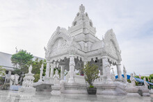Wat Ming Muang, The White Temple Of Nan Province North Of Thailand