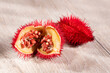 Natural red pigment from annatto seeds - Bixa orellana