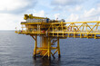 © chanjaok1 - Oil and gas industry .Offshore construction platform for production oil and gas, Production platform and oil and rig industry .