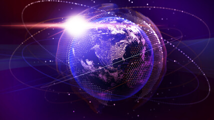 Image communication network,network image computer science,system connection scientific,3d illustration,3d rendering