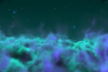 Wall Mural - magic sky concept with lights bokeh effect creative abstract background for decorating purposes