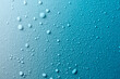 Leinwandbild Motiv Water drops on smooth surface, blue background