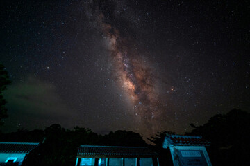 Wall Mural - starry night sky