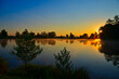 Sonnenaufgang am See in der Ortenau