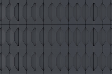 Wall Mural - modern wall design. 3d rendering.