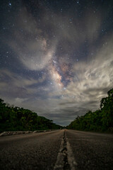 Wall Mural - starry night sky