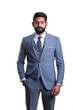 © Hamdan - A young man wearing suit on a white background
