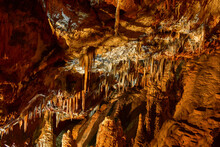 Underground Cave Stalactites