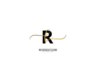 Wall Mural - Letter RL Logo, creative rl lr signature logo for wedding, fashion, apparel and clothing brand or any kind of business