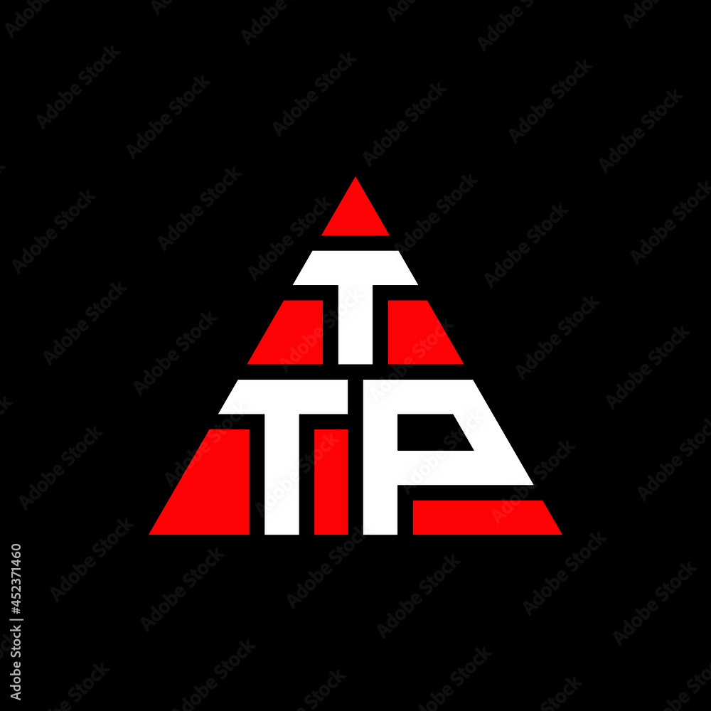 TTP triangle letter logo design with triangle shape. TTP triangle logo ...
