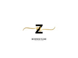 Fototapeta  - Letter ZM Logo, creative zm mz signature logo for wedding, fashion, apparel and clothing brand or any kind of business