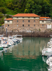 Wall Mural - View of Mutriku in Basque Country