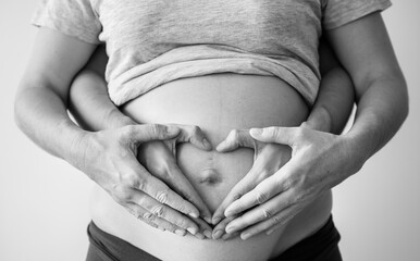 Wall Mural - Pregnant woman with husband