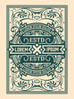 © Roverto - Western card with vintage style