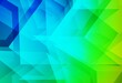 © smaria2015 - Light Blue, Green vector polygon abstract background.