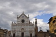 The Basilica di Santa Croce (Basilica of the Holy Cross) in Florence, Tuscany, Italy