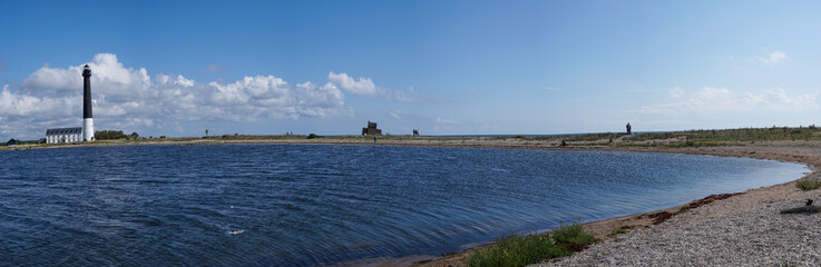 Poster - panorama view of the Sorve lighthouse on Saaremaa Island of Estonia