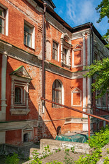 Wall Mural - In the manor house of Averky Kirillov, the European Baroque style was fragmentally superimposed on the Russian patterned style during the reconstruction of the early 18th century.  