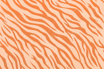 Retro vintage 60s 70s zebra texture background. Animal skin print.