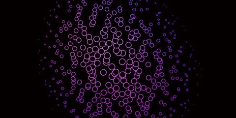 Dark Blue, Red vector template with circles.