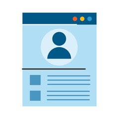 account template webpage