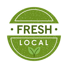 Poster - fresh local seal