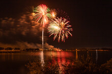 July 4th Fireworks Stillwater Oklahoma Boomer Lake