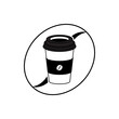 white coffee logo