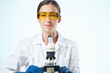 © SHOTPRIME STUDIO - female doctor laboratory research microscope science