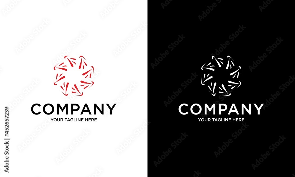 Initial minimum Logo. A letter trendy monogram icon symbol. Universal ...