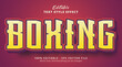 © Creative Division - Boxing text on cartoon headline style effect, editable text effect