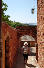 Canvas Print - Torbogen in Roussillon, Provence