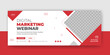 Digital marketing agency webinar facebook cover banner  Instagram web banner template social media post