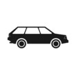 © Misha - Simple station wagon with body flat detailed icon