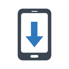 Download icon. Vector and glyph