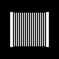 Wall Mural - Unique Barcode Vector Glyph Icon