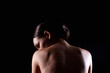 © eugenepartyzan - Female Back silhouette. Naked Woman.