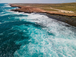 Poster - Quobba Blowholes, Western Australia Outback