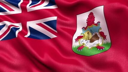 Poster - Bermuda Flag Seamless Loop