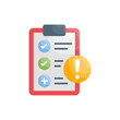 © Design Circle  - Pass fail vector flat icon style illustration. EPS 10 file